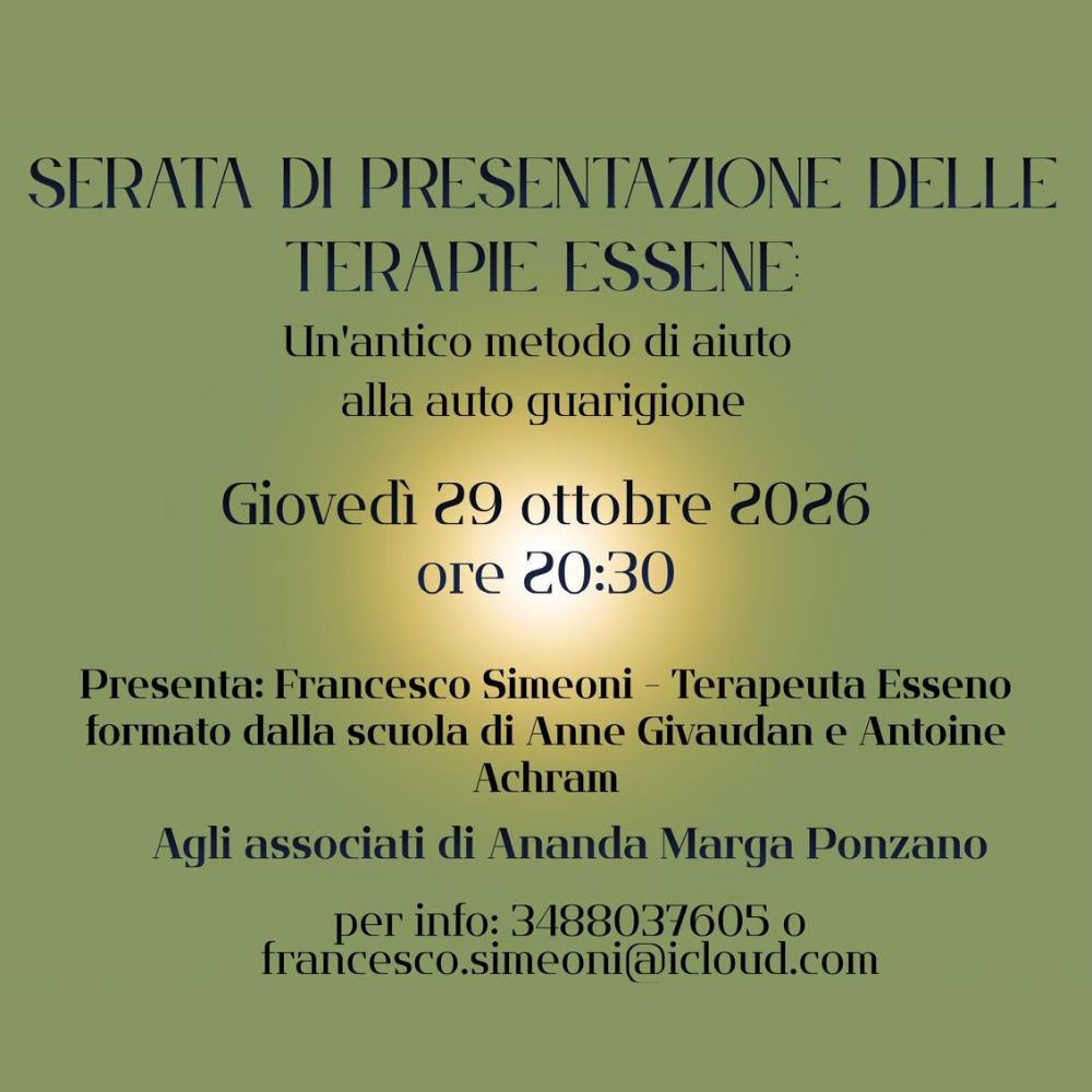 serata presentazione terapie essene